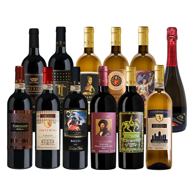 Torciano Collection Reds & Whites - 12 bottles